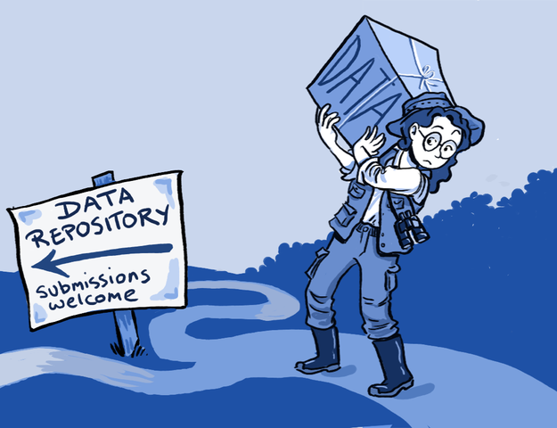 Data sharing cartoon