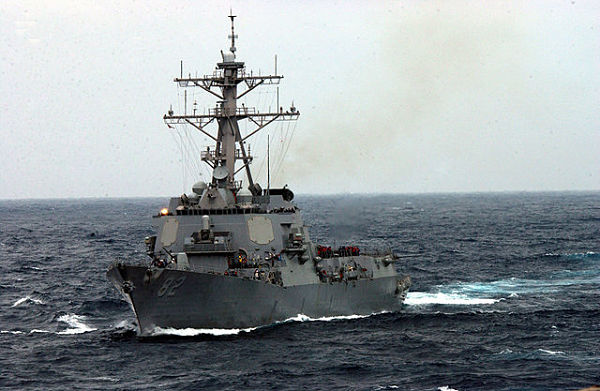 USS Lassen on FON patrol
