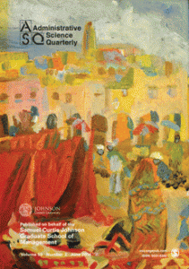 June 2014 edition of Administrative Science Quarterly