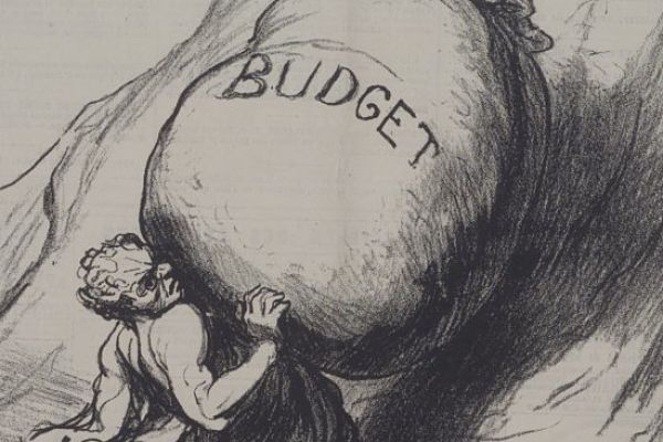 Getting funding for social science isn't supposed to be task for Sisyphus. (Image: Detail from 1869 cartoon by Honoré Daumier)