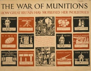 WWI munitions poster