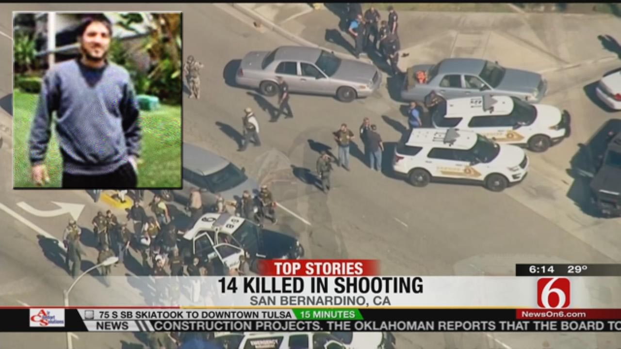 San Bernardino shootings image from TV