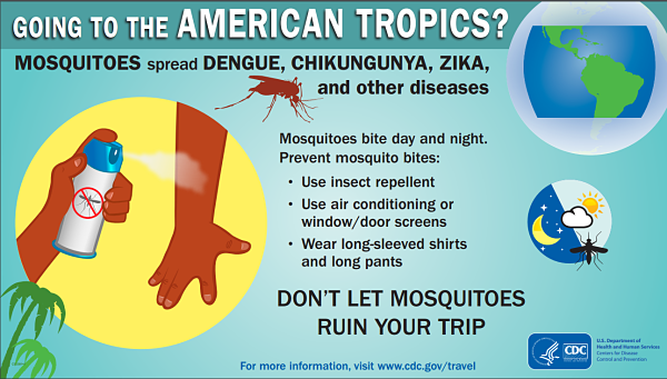 Zika virus poster from CDC