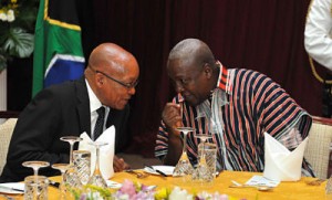 Jacob Zuma and Dramani Mahama