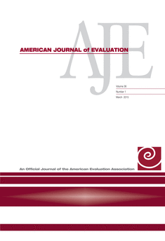 American Journal of Evaluation cover