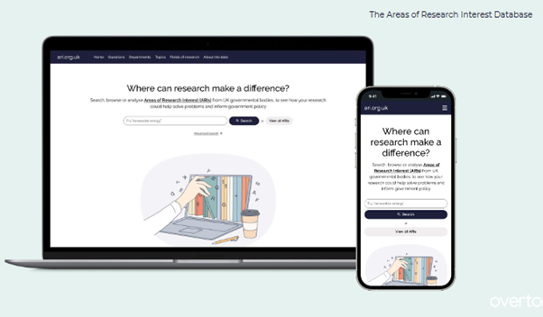 Matchmaking Research to Policy: Introducing Britain’s Areas of Research Interest Database