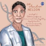 Dr. Alondra Nelson, Illustration by Nina Chhita