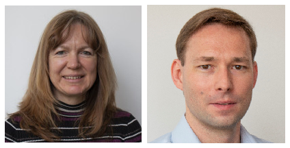 Headshots of Andrea Éltető and Gergő Medve-Bálint.
