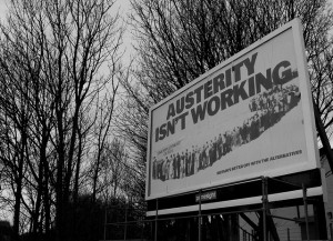Austerity billboard