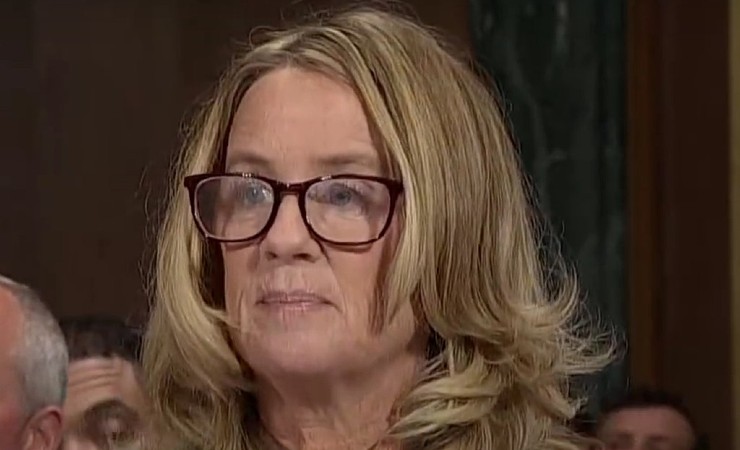 Christine Blasey Ford faces questioning by the Senate Judiciary Committee.