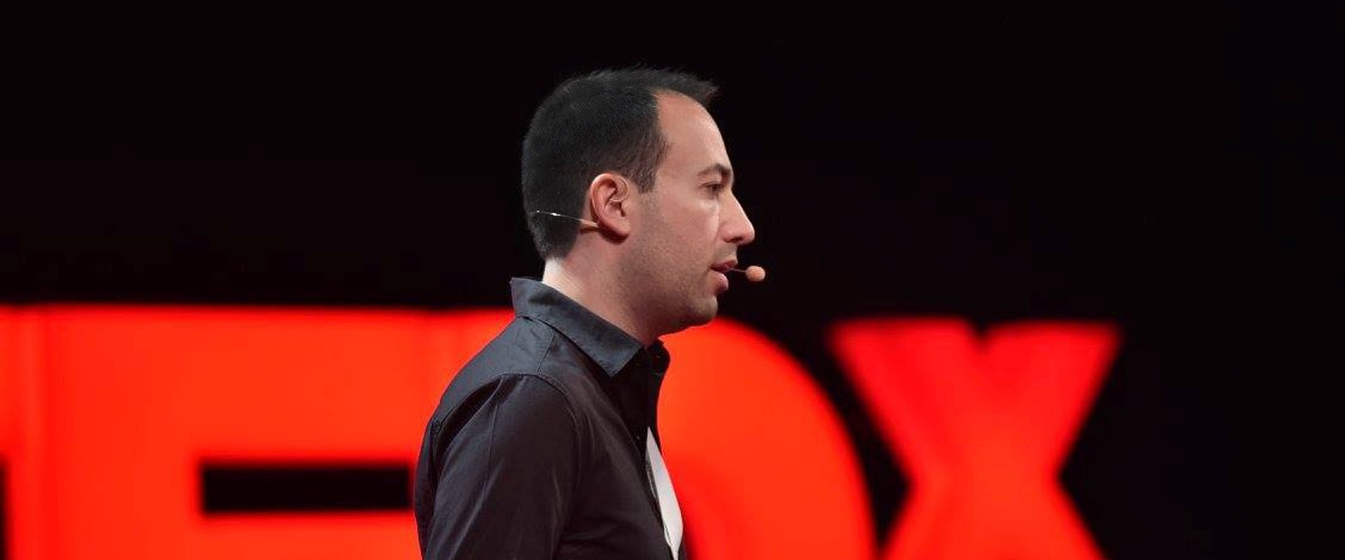 Dimitris Xygalatas givong TED talk