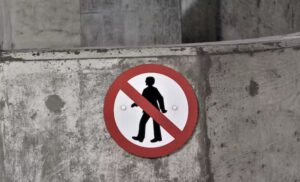Don't walk sign