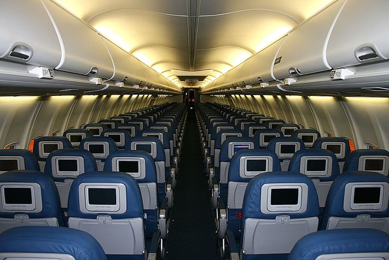 empty airliner
