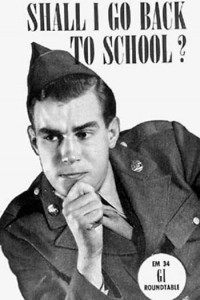 GI Bill poster
