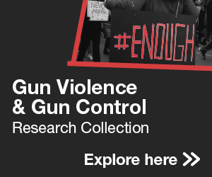 Gun Violence and gun control microsite button - click to enter