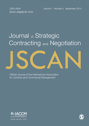 Strategic Contracting and Negotiation Journal Seeks Top Paper