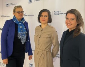 From left to right: Joanna Wolszczak-Derlacz, Dagmara Nikulin, and Sabina Szymczak.