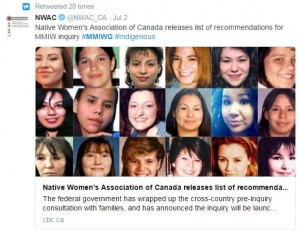 #MMIW sample tweet