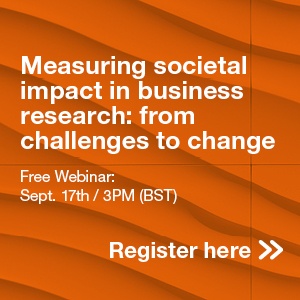 Webinar: Measuring Societal Impact in Business Research: From Challenges to Change