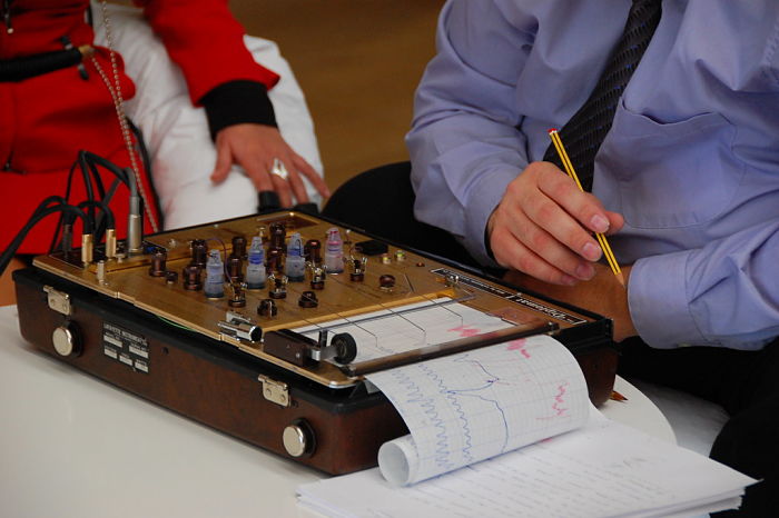 Polygraph in use