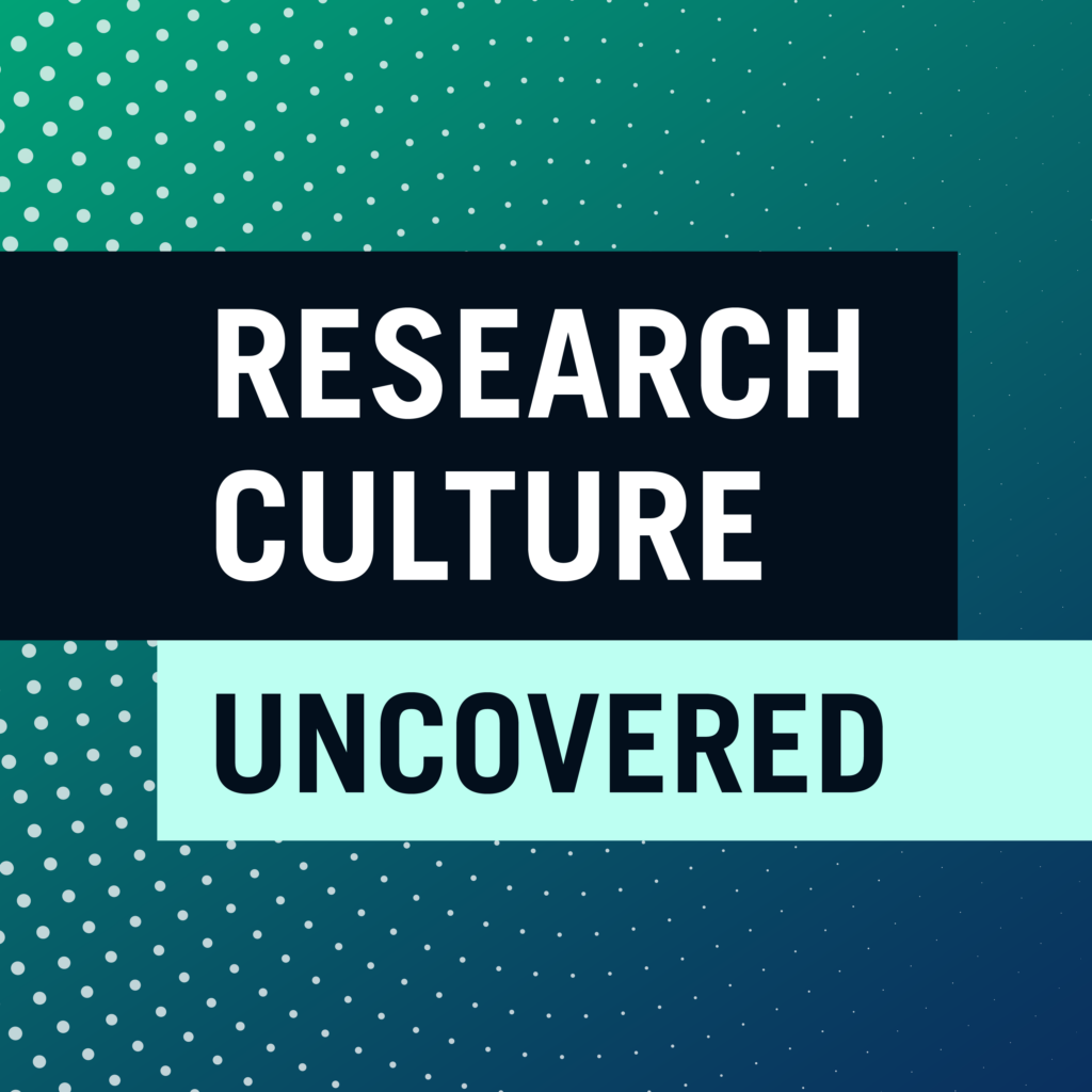 Logo for the Research Culture Uncovered Podcast