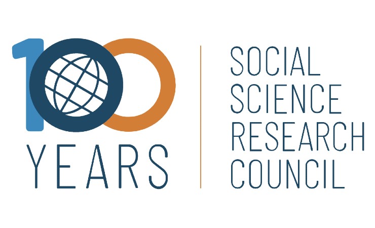 Social Science Research Council logo with '100 years' image