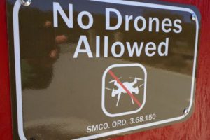 No drones sign