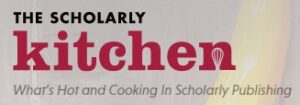 Logo for the Scholarly Kitchen blog