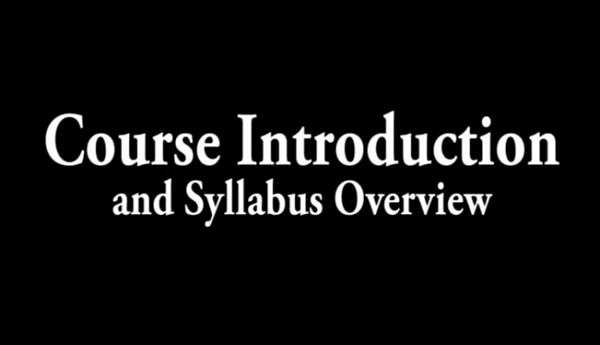 Syllabus front page