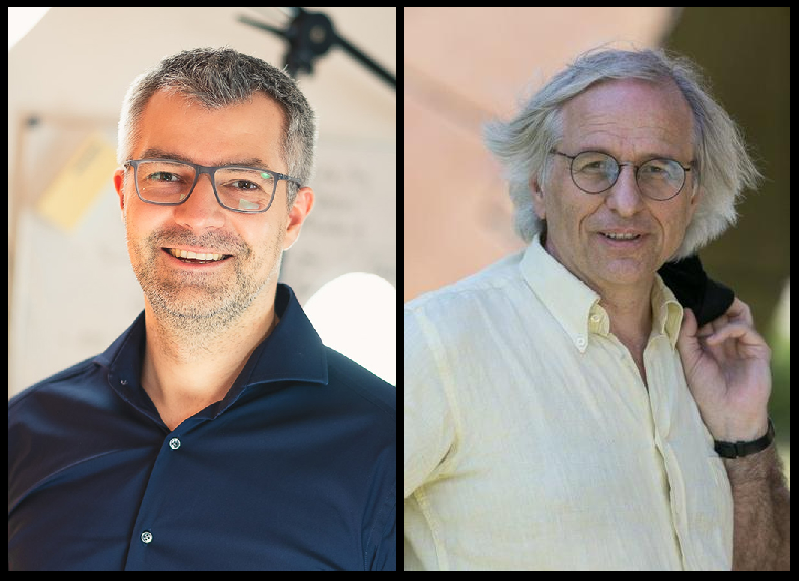 Professional headshots of Tobias Theel and Jörg Sydow.