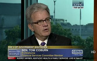 Tom Coburn on C-SPAN