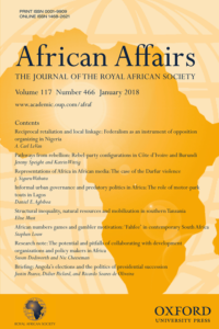 African Affairs cover