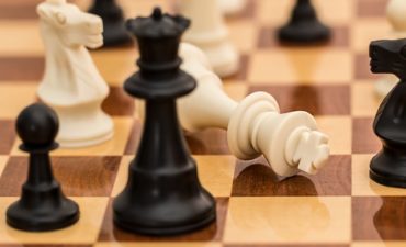 Checkmate on chess board