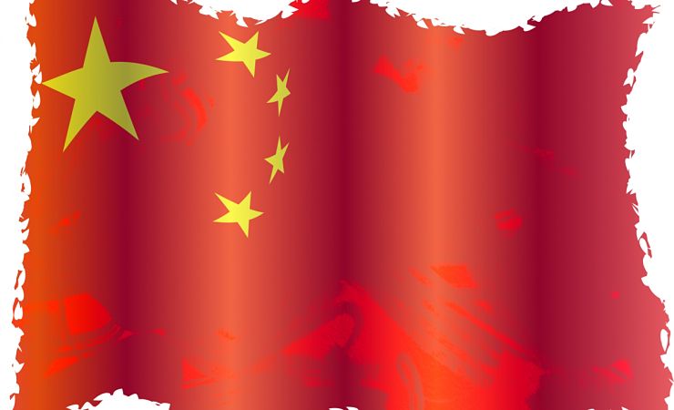Chinese flag graphic