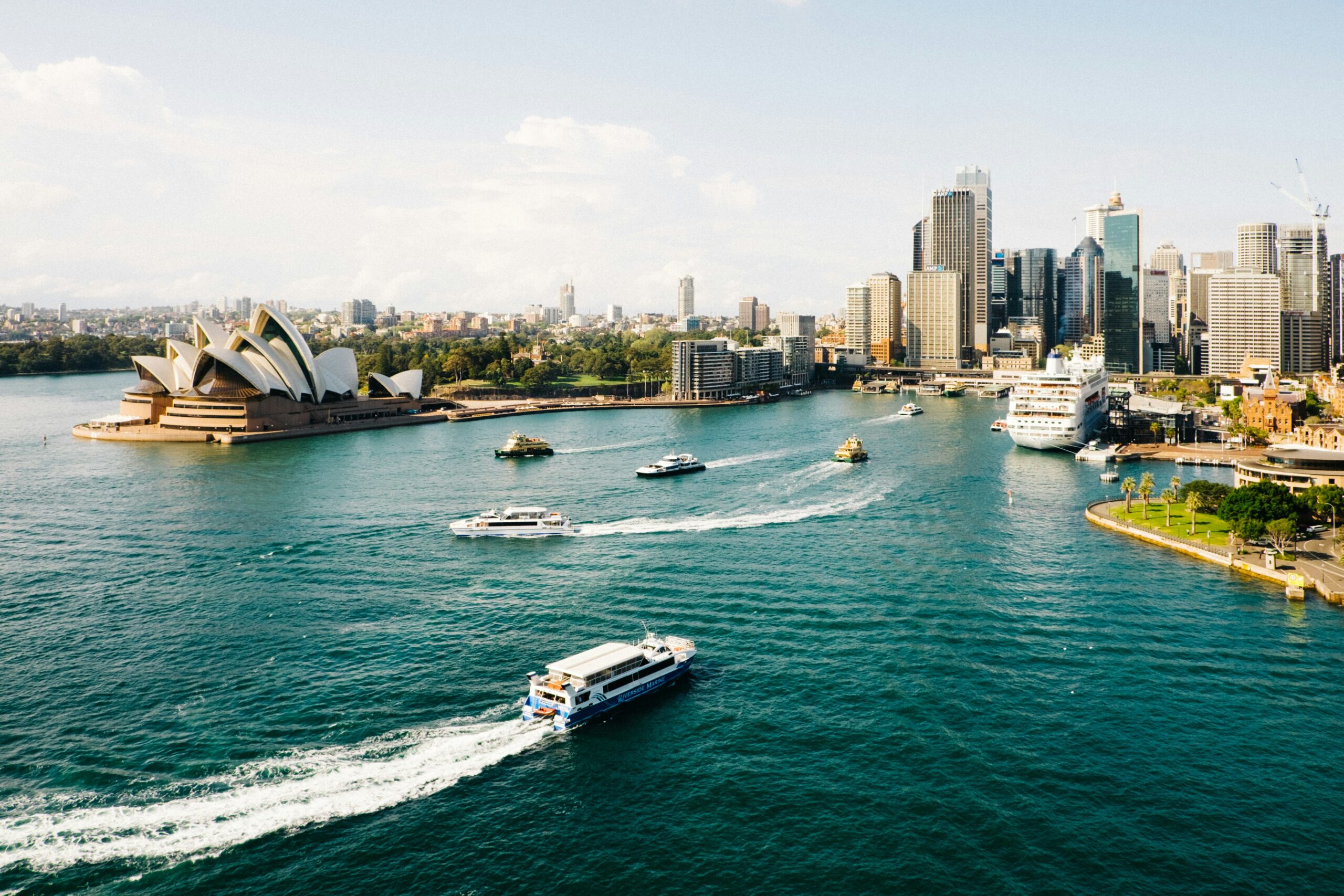 Sydney, Australia skyline pictured.