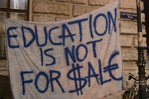 Education not for sale