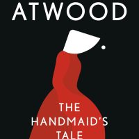 The Handmaid's Tale novel cover.
