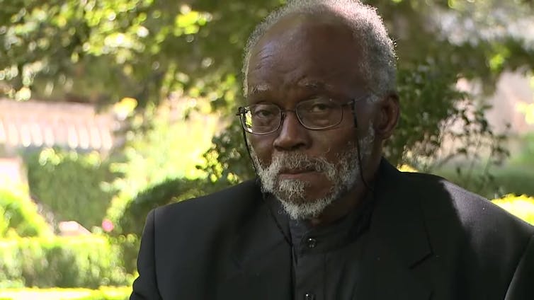 Valentin-Yves Mudimbe shown outdoors