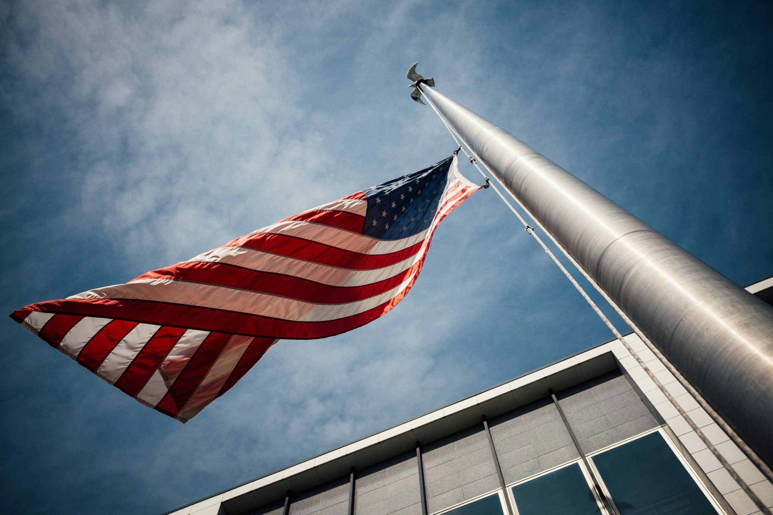 American flag pictured.