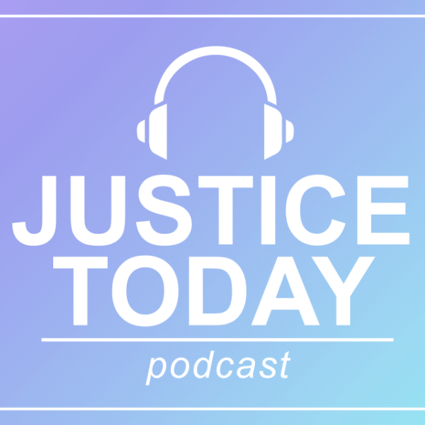 NIJ's Justice Today podcast logo