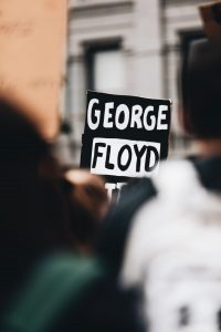 George Floyd sign