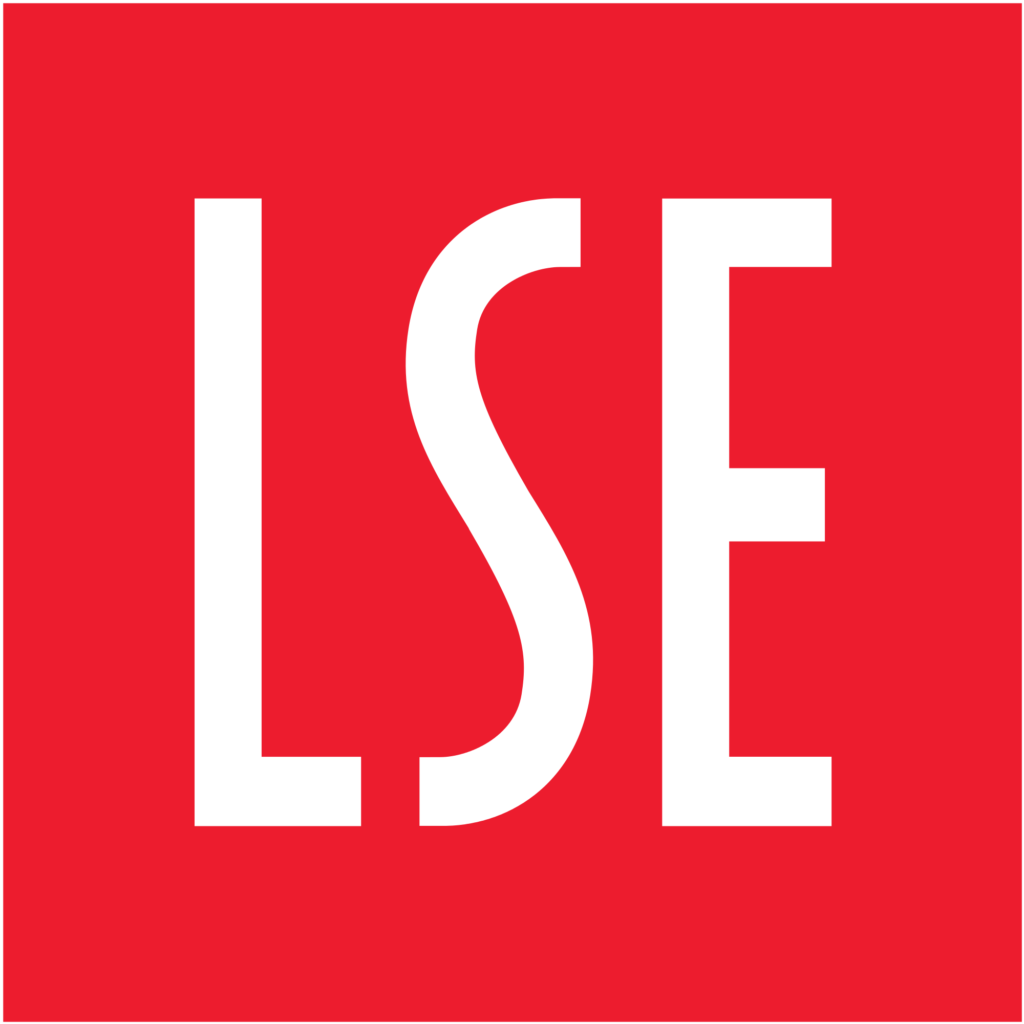 This is the logo for the London School of Economics and Political Science.
