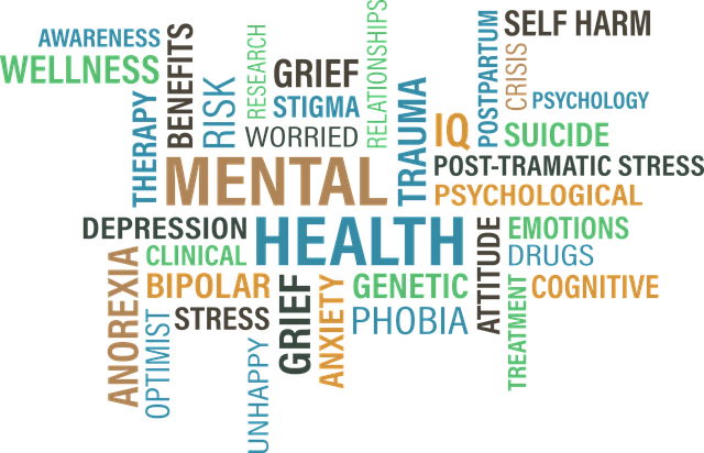 Mental Health word cloud