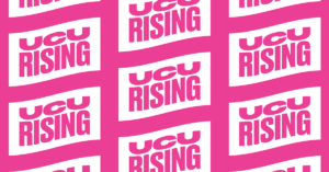 Panelof logos for University and College Union Rising