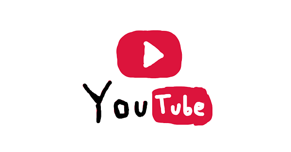 Hand-drawn YouTube logo